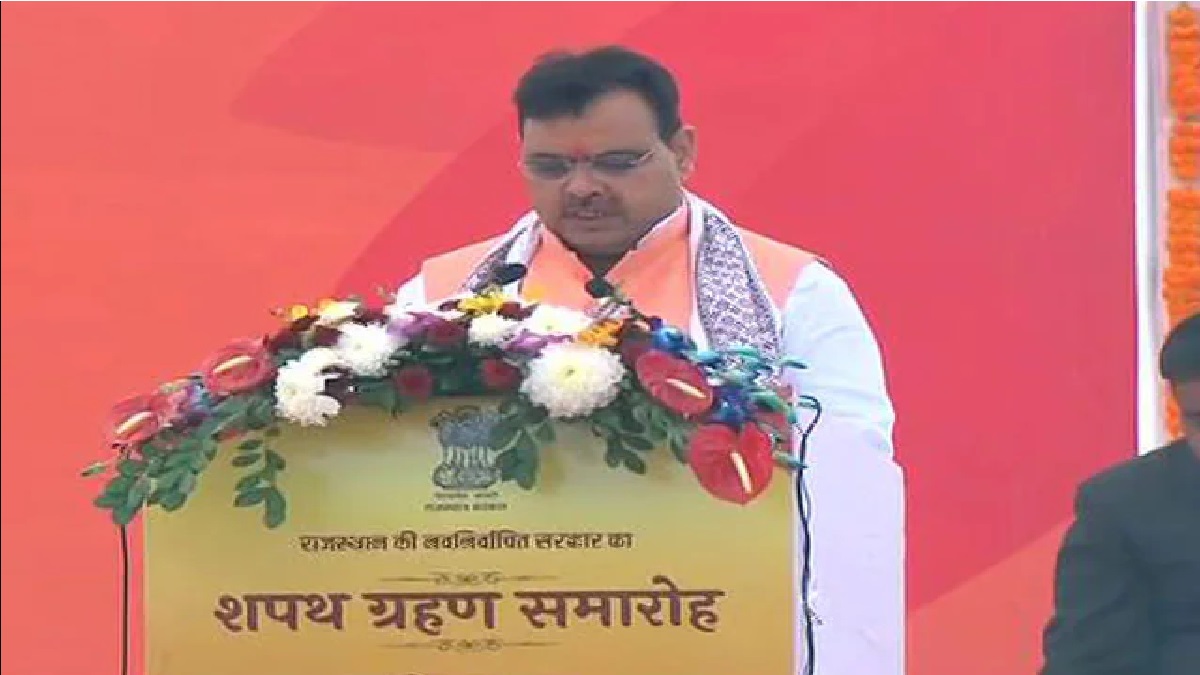 राजस्थान के 14वें मुख्यमंत्री बने भजनलाल शर्मा, दिया कुमारी और प्रेमचंद बैरवा बने डिप्टी सीएम, राज्यपाल ने दिलाई शपथ