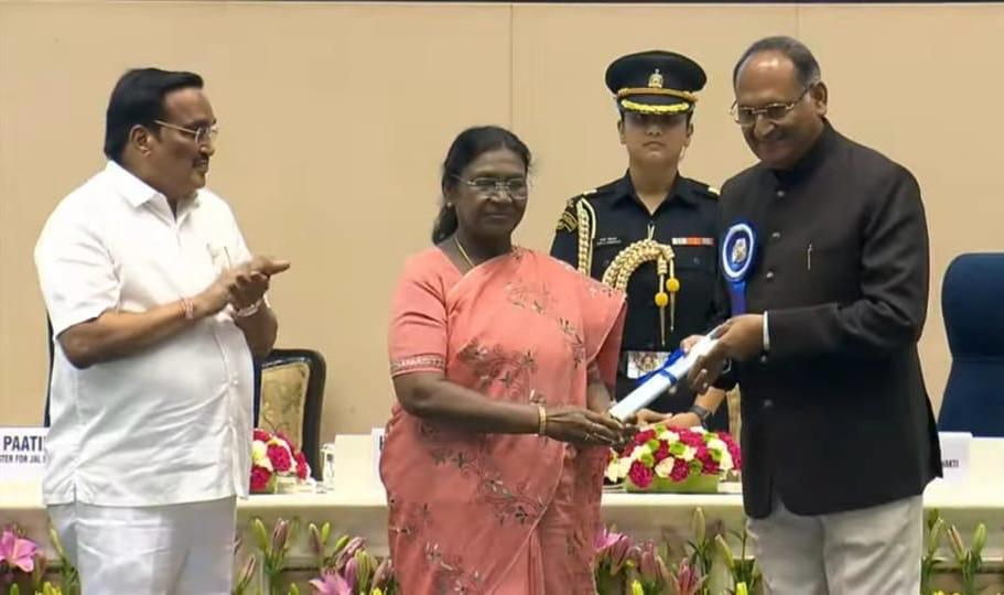 राजस्थान को उत्कृष्ट जल प्रबंधन एवं सामुदायिक भागीदारी के लिए तीसरी बार जल संचय जन भागीदारी पुरस्कार