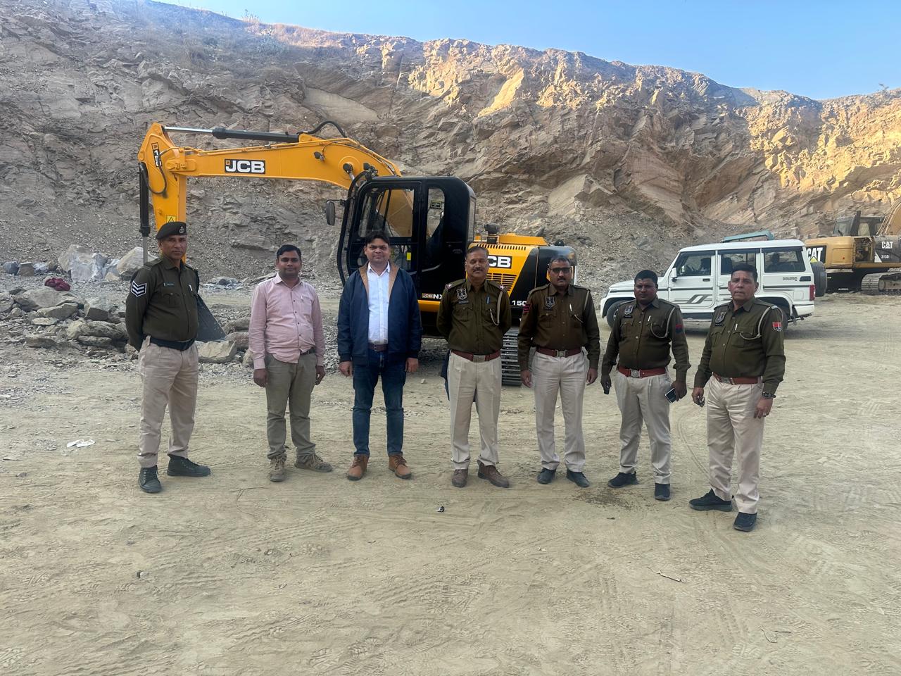अरावली क्षेत्र में अवैध खनन एवं परिवहन के खिलाफ जयपुर में बड़ी कार्रवाई