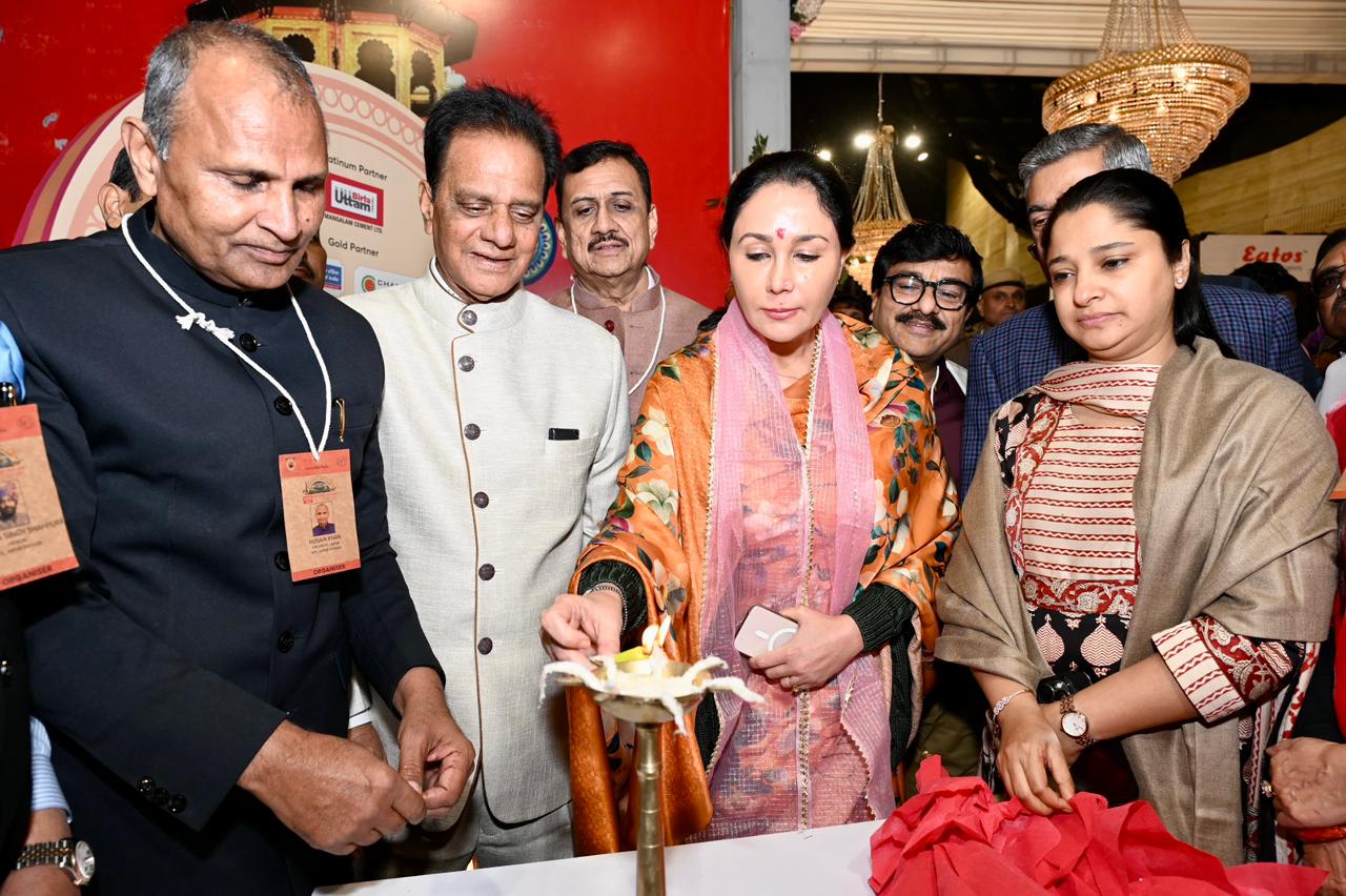 उपमुख्यमंत्री दिया कुमारी ने कोटा हाड़ौती ट्रैवल मार्ट-2026 में प्रदर्शनी का किया शुभारंभ