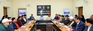 Review meeting of Watershed Development and Soil Conservation Department organized