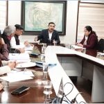 ACAS Shikhar Agarwal reviews India StoneMart 2026 preparations at Udyog Bhawan Jaipur, stone industry expo Feb 5-8 JECC Sitapura