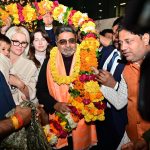 shivsena-shinde-faction-nda-national-convenor-abhishek-verma-addressing-workers-at-the-13th-karyakarta-sankalp-diwas-of-nishad-party-in-lucknow